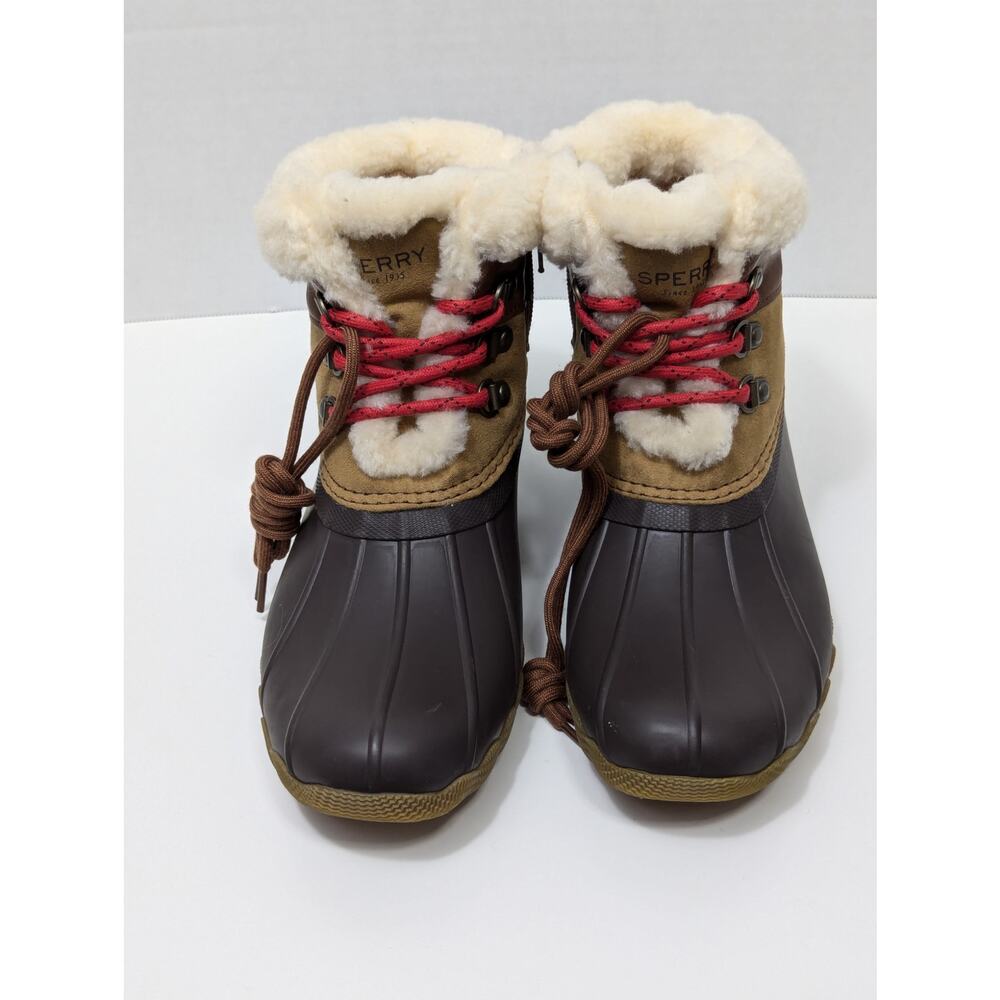 Sperry Alpine Saltwater Big Kid Size 5M Brown/Black NEW (no box)